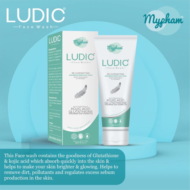 Ludic Vitamin C Face Wash, face wash for men and women