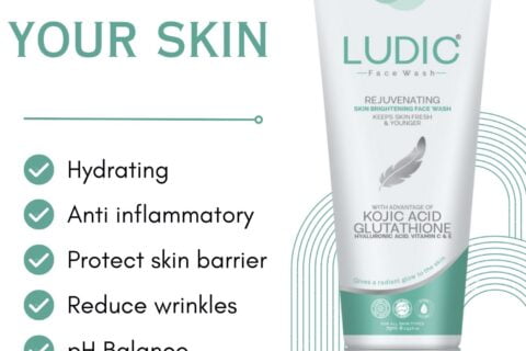 Ludic Vitamin C Face Wash, face wash for skin
