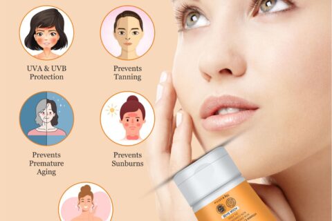 Mynest sunscreen gel with vitamin c and e, sunscreen for your skin